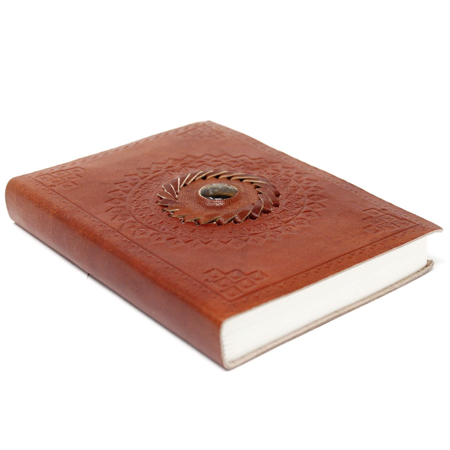Leather Tigereye Journal