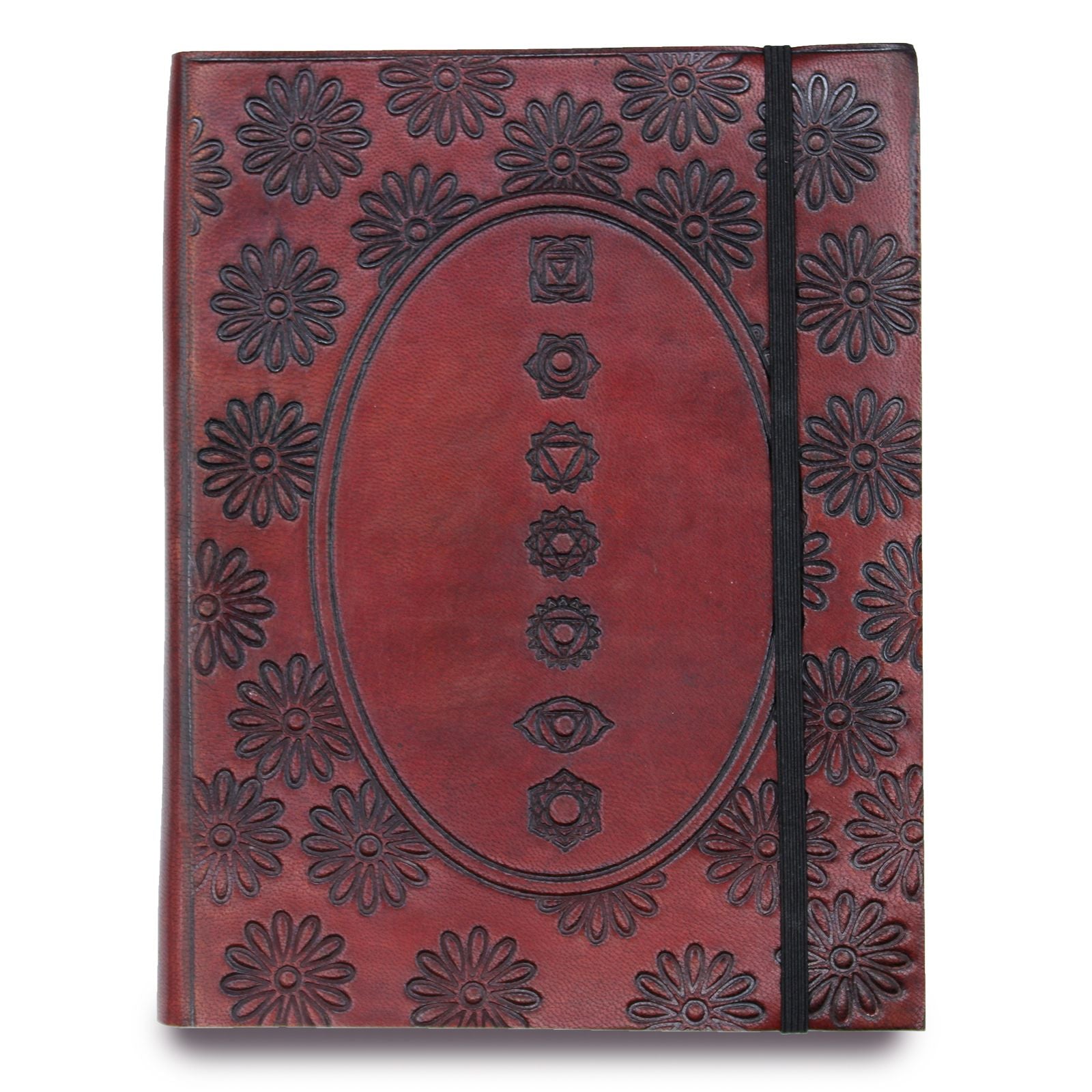 Medium Journal with strap - Chakra Mandala