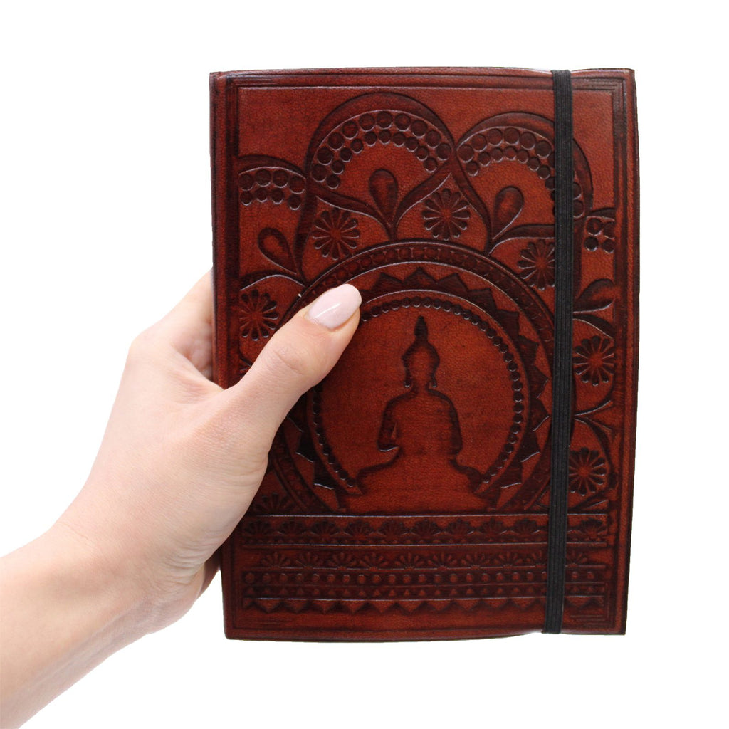 Small Journal with strap - Tibetan Mandala