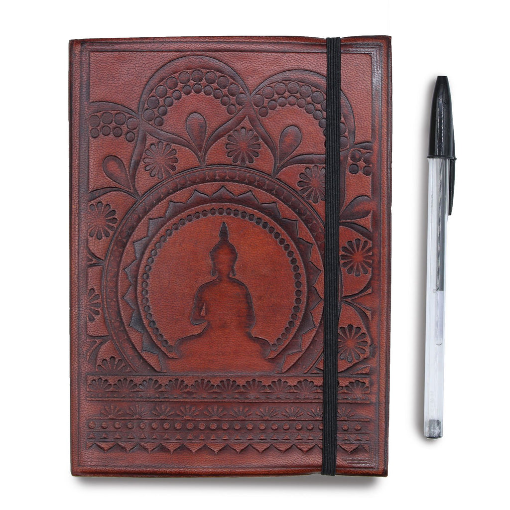 Small Journal with strap - Tibetan Mandala
