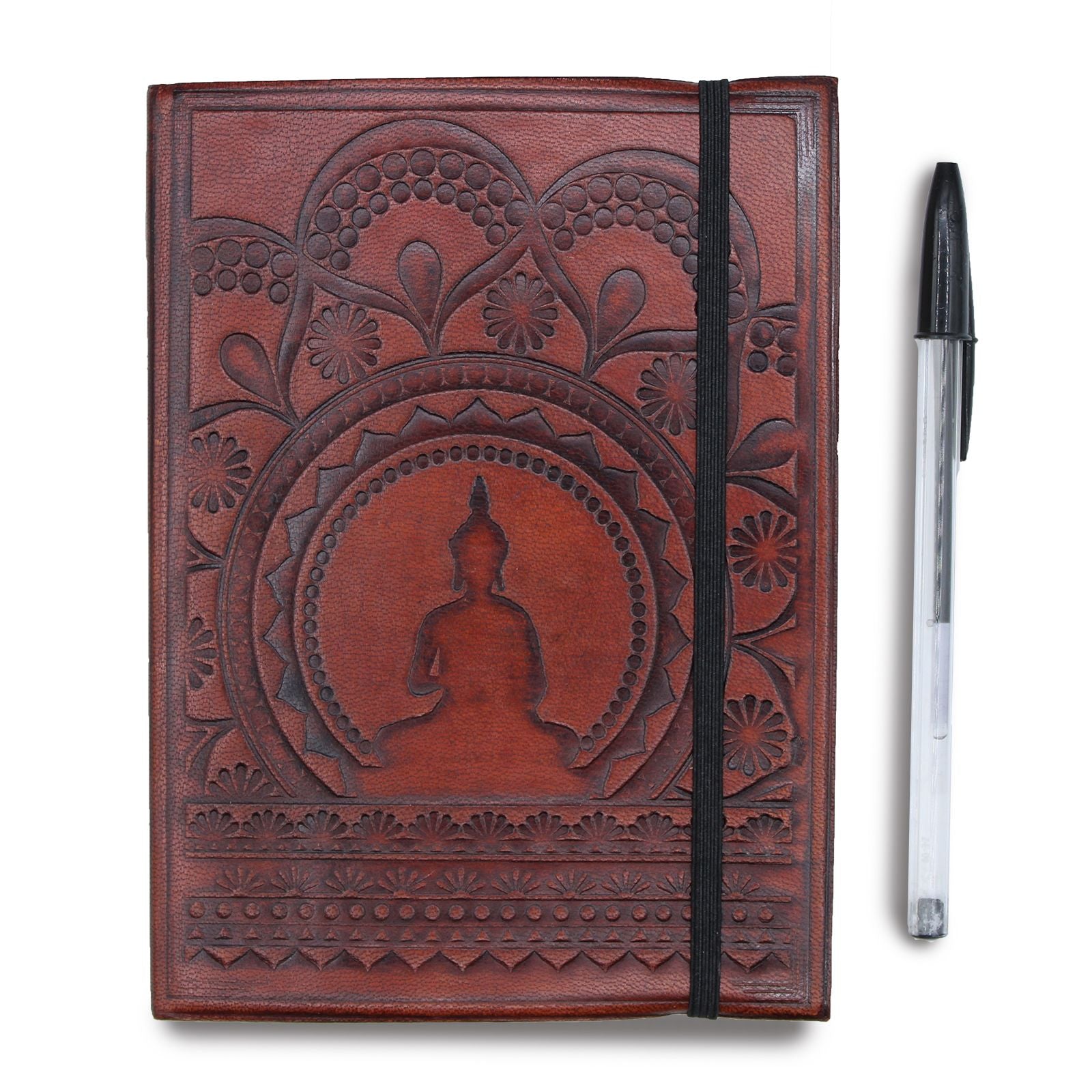 Small Journal with strap - Tibetan Mandala