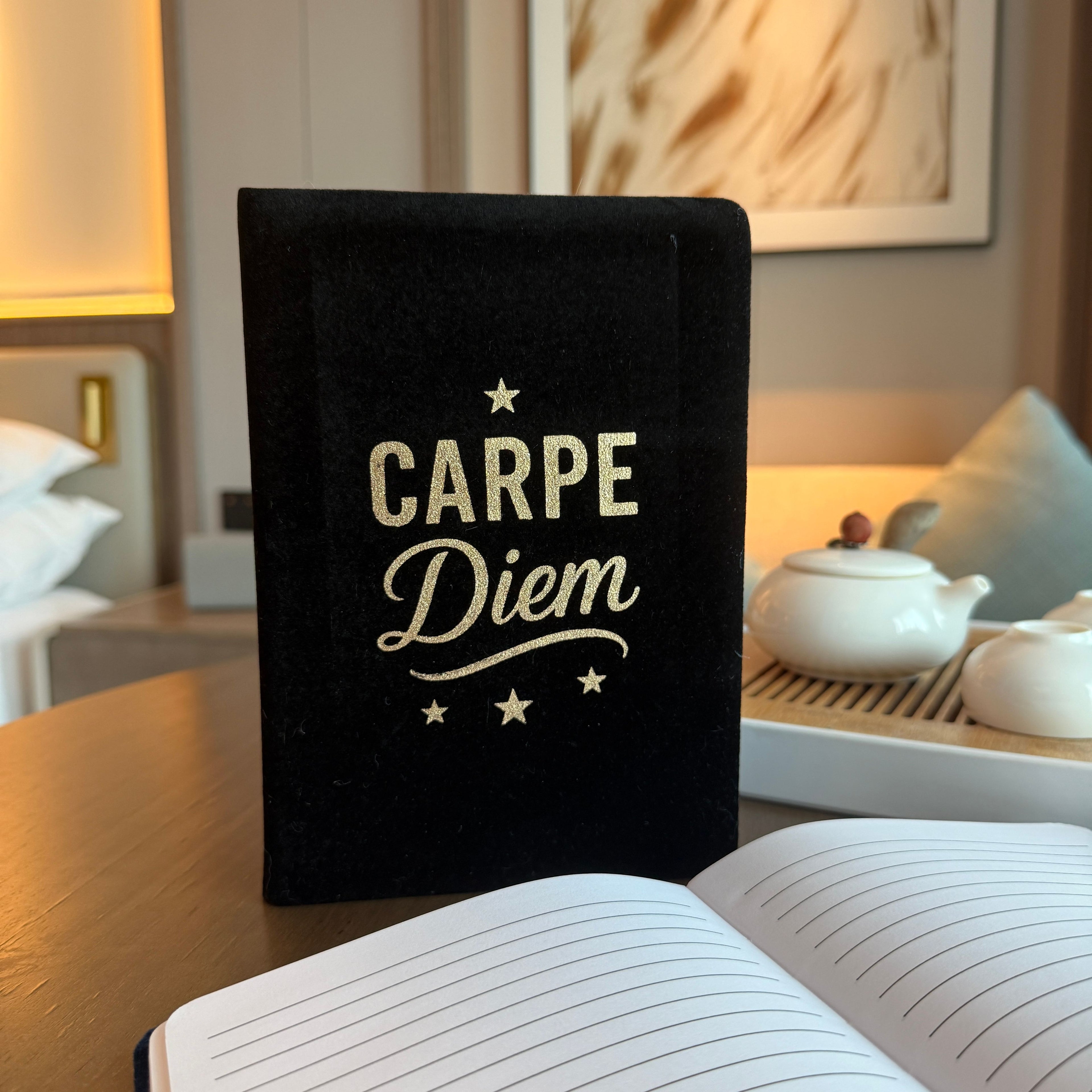 Black Velvet Journal - 80 pages - Carpe Diem