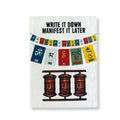 Lrg Lokta Inspiration Journal - Write it Down - inc bookmark