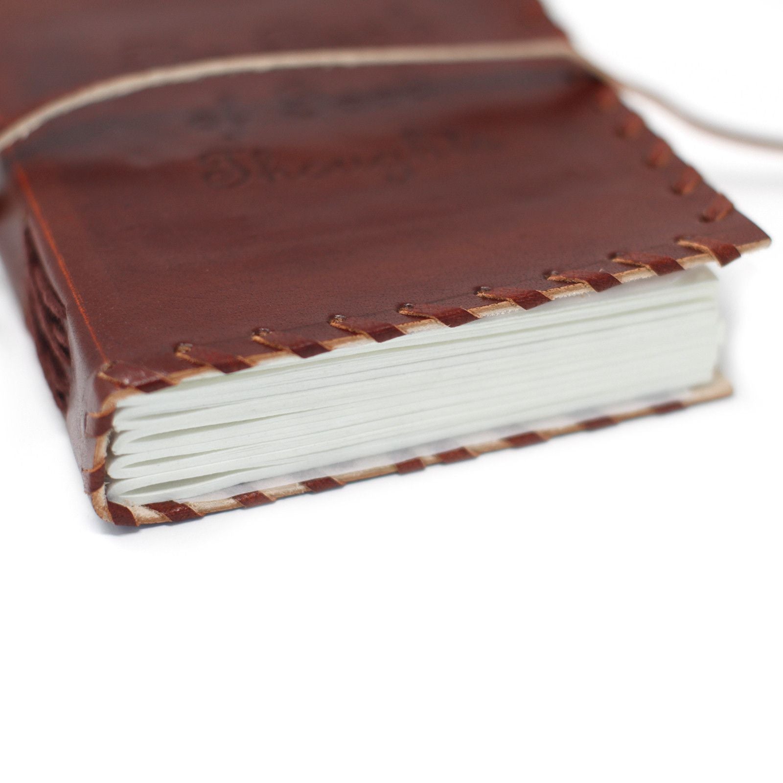 Leather Book of Thoughts with Wrap