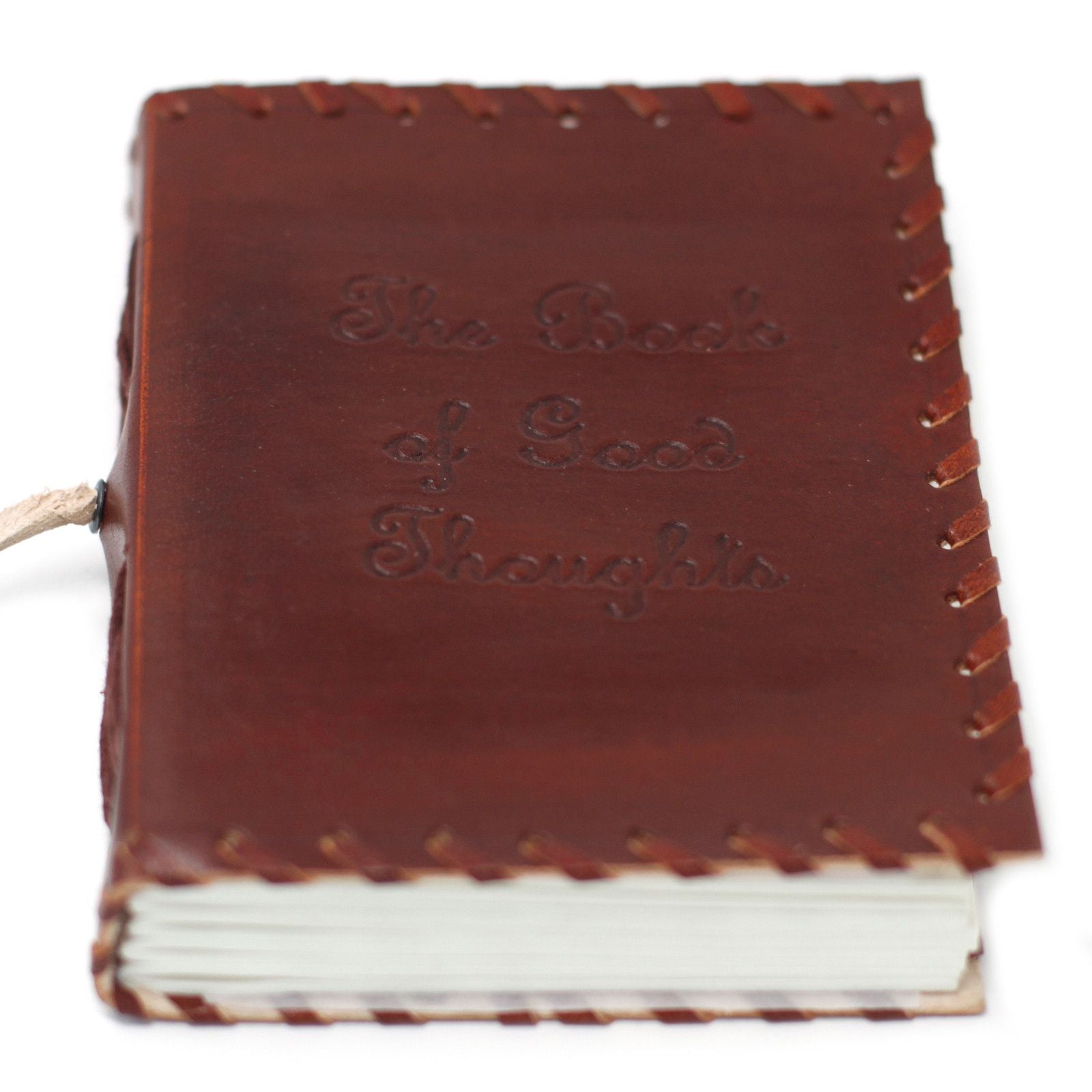 Leather Book of Thoughts with Wrap