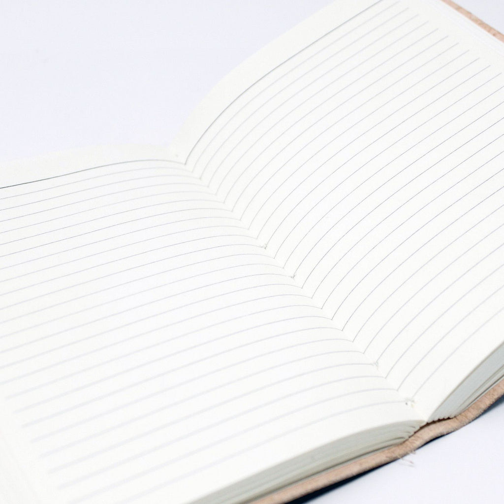 Leather Black Onyx with Belts Journal