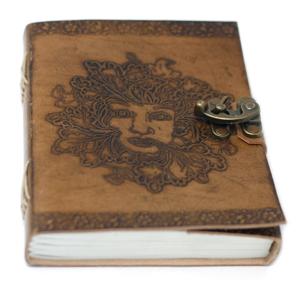 Leather Greenman Journal (6x8")