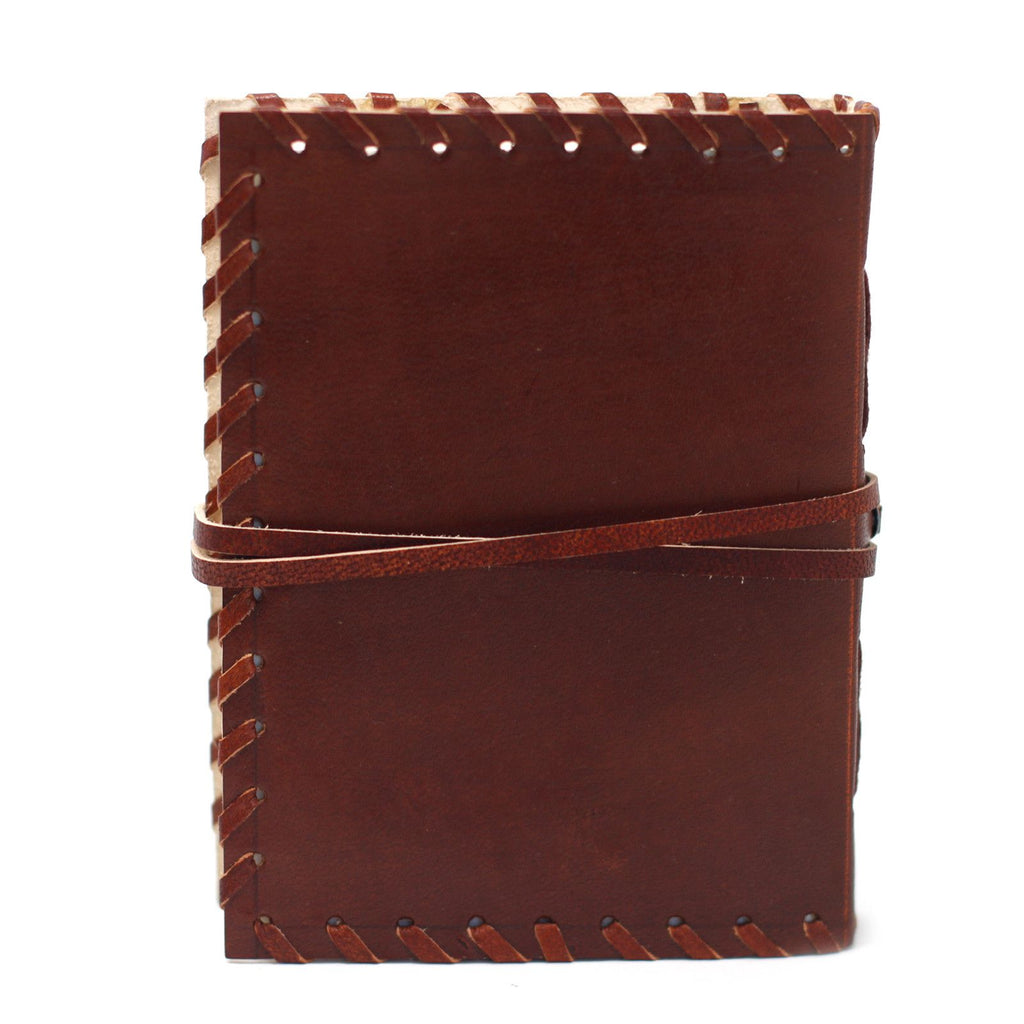 Leather Book of Thoughts with Wrap