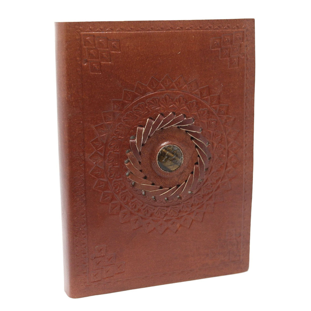 Leather Tigereye Journal
