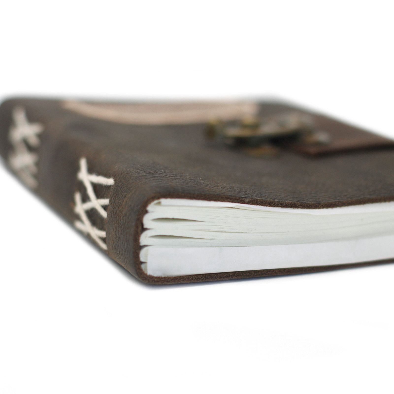 Leather Black Confessions with Lock (7x5")