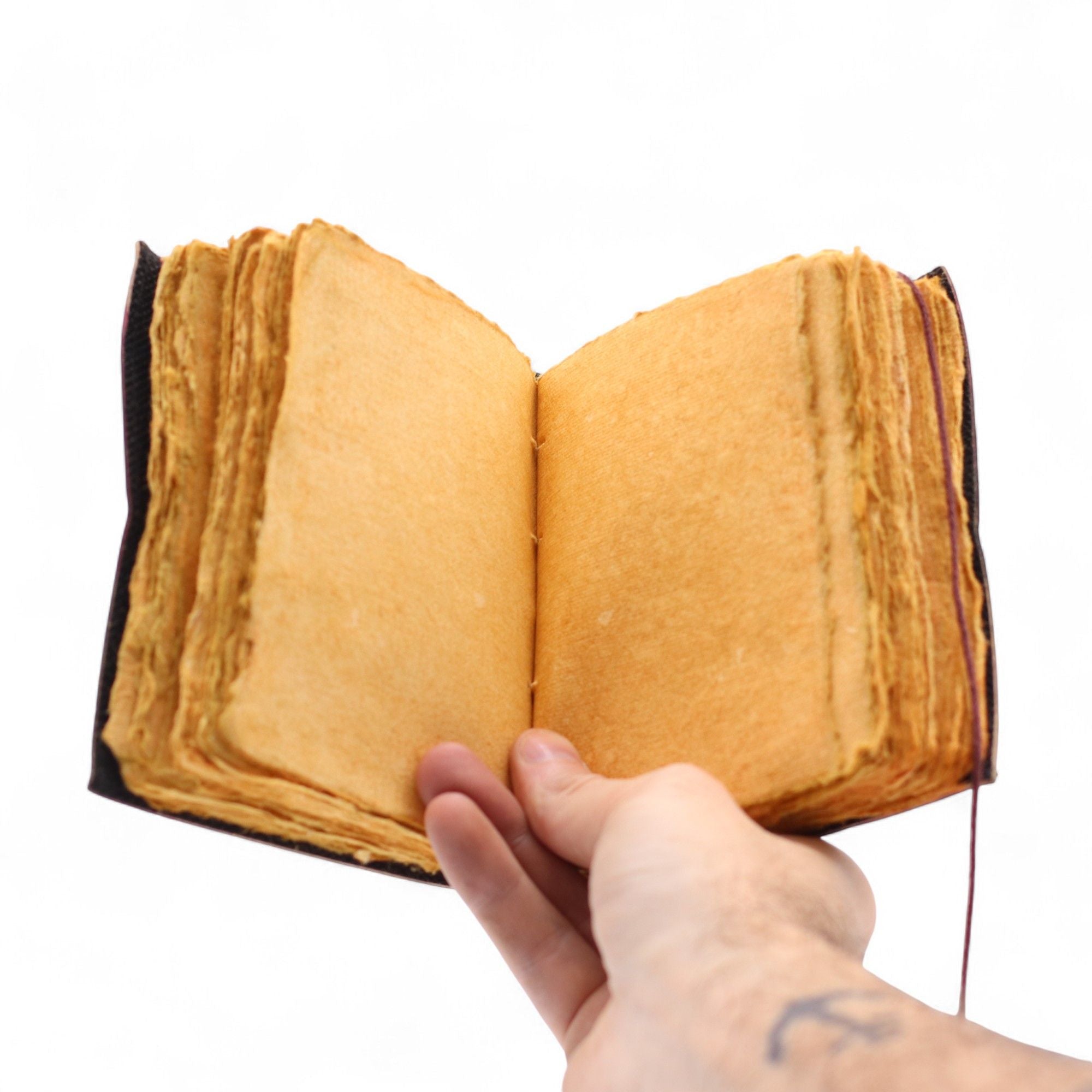 Fat Deckled Edge Leather Journal – Every Day May Not Be Good