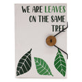 Journal with strap - Leaves on the same tree