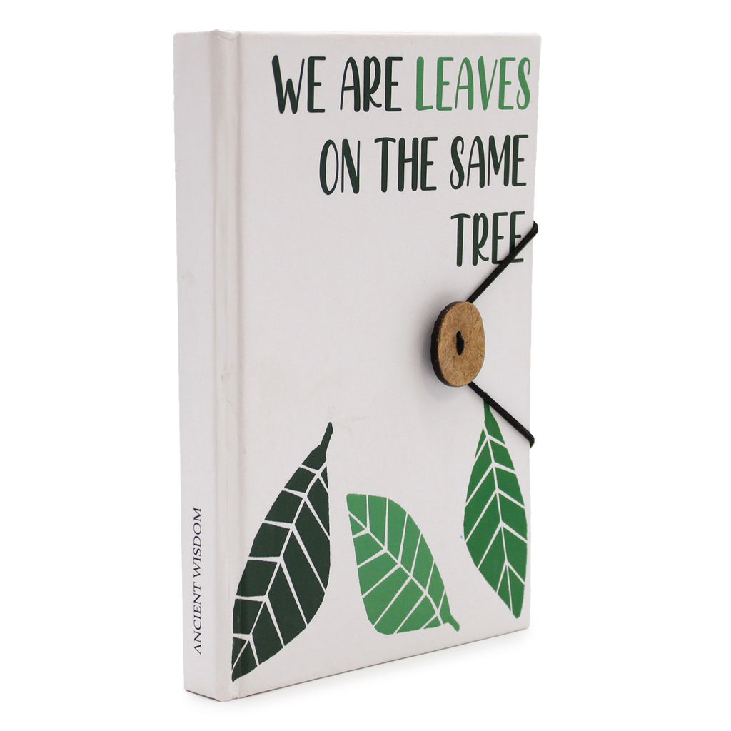 Journal with strap - Leaves on the same tree