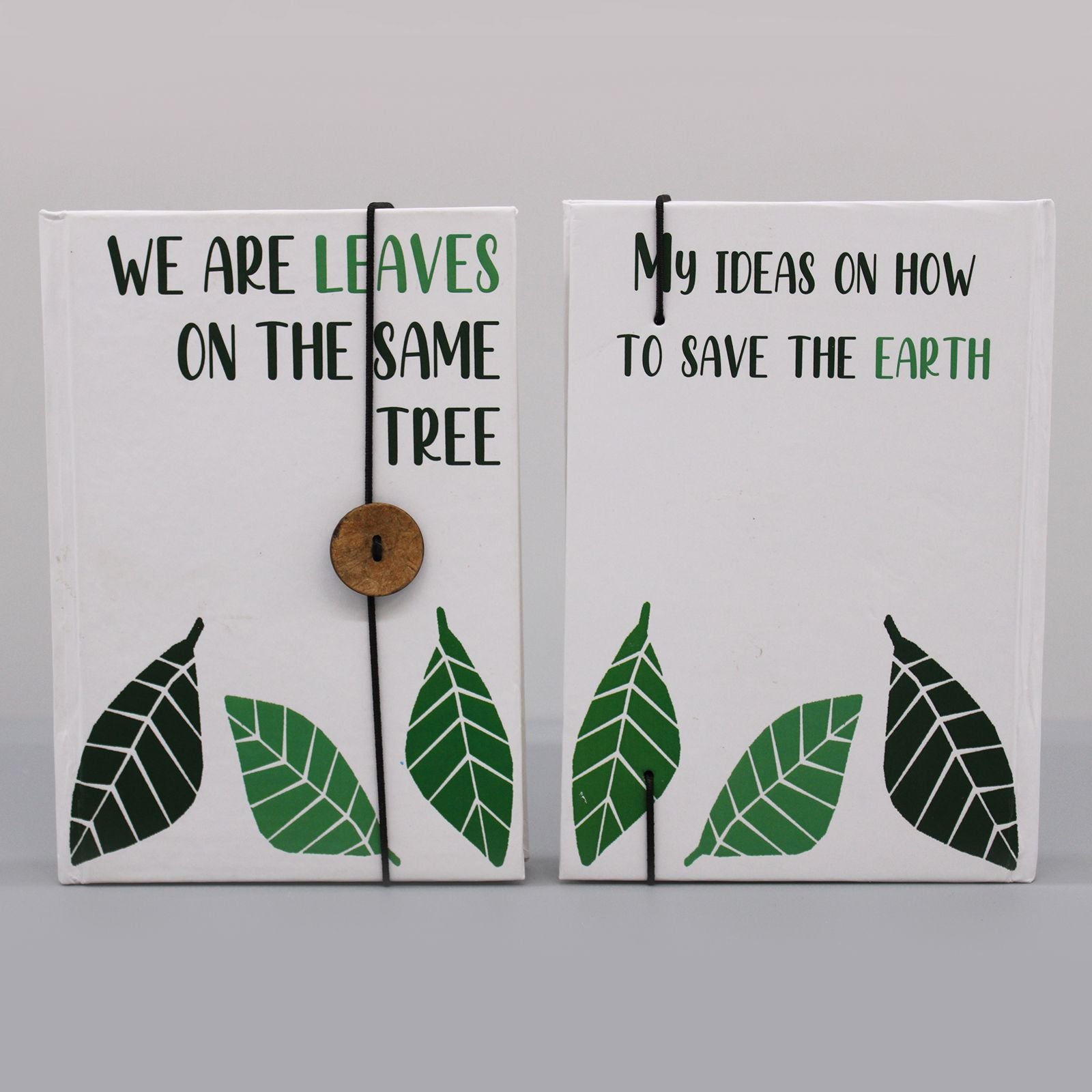 Journal with strap - Leaves on the same tree
