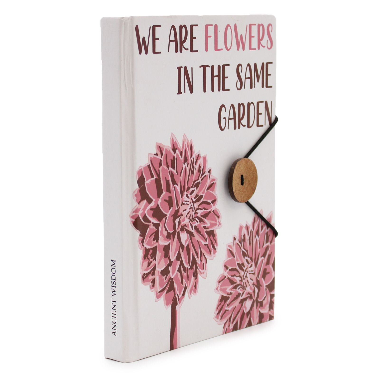 Journal with strap - Flowers in the same garden