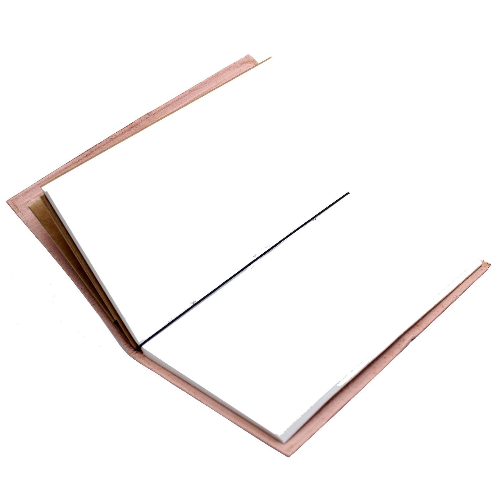 Handmade Leather Journal - My Little Black Book - Black