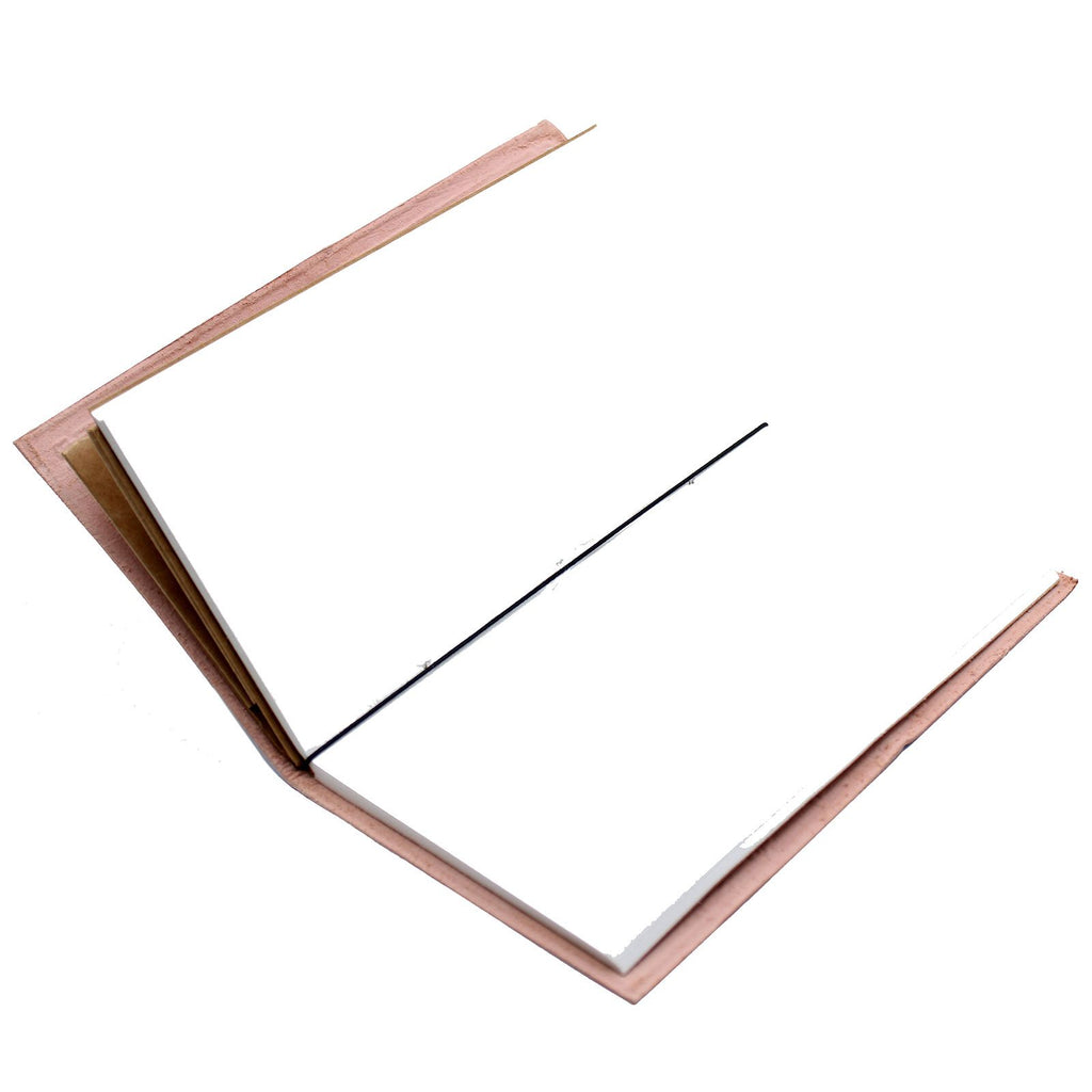 Handmade Leather Journal - Little Book of Big Plans - Red