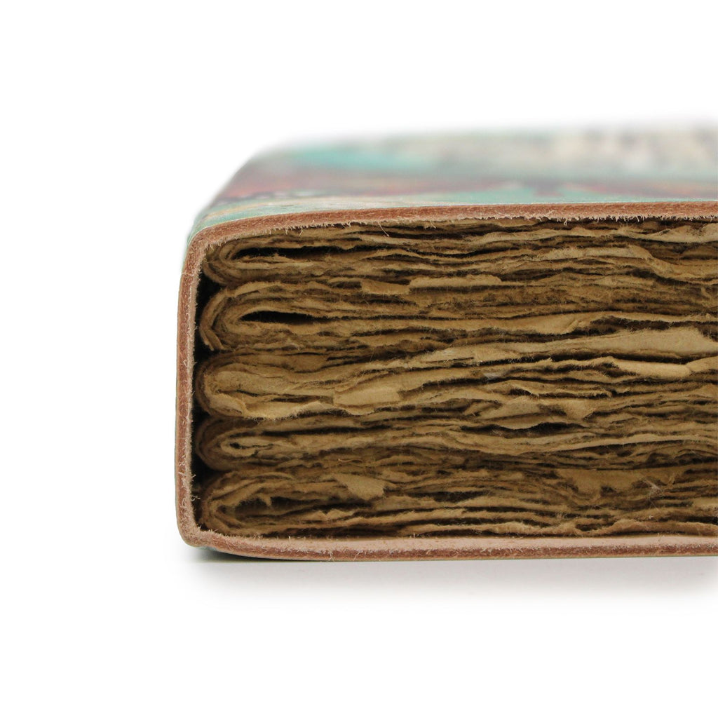 Leather "Never Hide Your Wings" Deckle-edge Journal